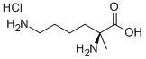ALPHA-METHYL-L-LYSINE HYDROCHLORIDE结构式