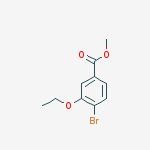 Structure of methyl 4-bromo-3-ethoxybenzoate