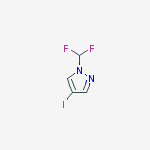 Structure of 1-(Difluoromethyl)-4-iodo-1H-pyrazole