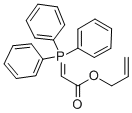 Structure of ALLYL OXYCARBONYLMETHYLENE TRIPHENYLPHOSPHORANE