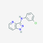 Chemical structure of (3-Chlorophenyl)-(1H-pyrazolo[4,3-b]pyridin-3-yl)aMine