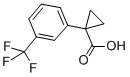 Structure of 1-[3-(trifluoromethyl)phenyl]cyclopropane-1-carboxylic acid