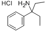 3-苯基-3-戊胺盐酸盐结构式