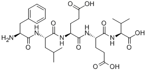 Structure of PHE-LEU-GLU-GLU-VAL AMMONIUM