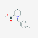 Structure of 1-(4-Methyl-benzyl)-piperidine-2-carboxylic acid