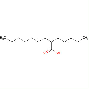 Structure of Nonanoic acid, 2-pentyl-
