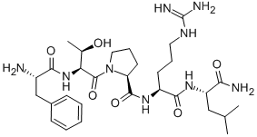 Structure of PHE-THR-PRO-ARG-LEU-NH2