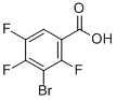 3-溴-2,4,5-三氟苯甲酸结构式