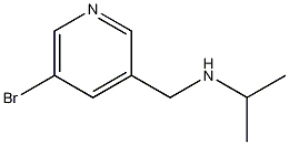 Structure of N-((5-bromopyridin-3-yl)methyl)propan-2-amine