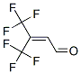 Structure of 4,4,4-Trifluoro-3-(trifluoromethyl)crotonaldehyde