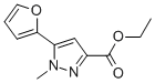 Structure of ETHYL 5-(2-FURYL)-1-METHYL-1H-PYRAZOLE-3-CARBOXYLATE