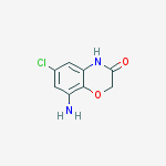 Structure of 8-Amino-6-Chloro-4H-Benzo[1,4]oxazin-3-One