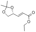 Structure of ETHYL (R)-(-)-3-(2,2-DIMETHYL-1,3-DIOXOLAN-4-YL)-TRANS-2-PROPENOATE