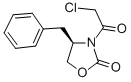 Structure of (N-CHLOROACETYL)-(4S)-BENZYL-2-OXAZOLIDINONE