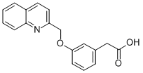 Structure of [3-(QUINOLIN-2-YLMETHOXY)-PHENYL]-ACETIC ACID