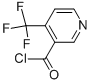 Structure of 3-PYRIDINECARBONYL CHLORIDE,4-(TRIFLUOROMETHYL)-