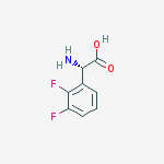 (2s)-2-amino-2-(2,3-difluorophenyl)acetic Acid结构式