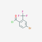 Structure of 4-Bromo-2-(trifluoromethyl)benzoyl chloride