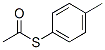 Structure of S-(4-methylphenyl) ethanethioate