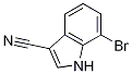 Structure of 7-Bromo-1H-indole-3-carbonitrile