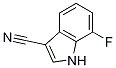 1H-Indole-3-carbonitrile, 7-fluoro-结构式