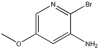 2-溴-5-甲氧基-吡啶-3-胺结构式