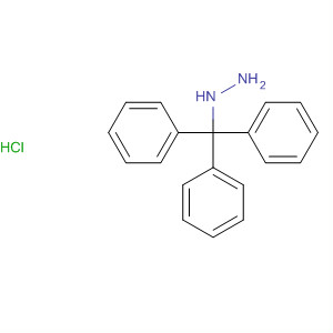 Structure of Hydrazine, (triphenylmethyl)-, monohydrochloride