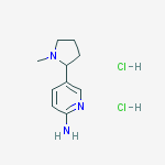 Structure of 5-(1-METHYL-PYRROLIDIN-2-YL)-PYRIDIN-2-YLAMINEDIHYDROCHLORIDE