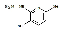 3-Pyridinecarbonitrile,2-hydrazinyl-6-methyl-结构式