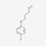 1-Propanol, 3-(4-fluorophenoxy)-结构式