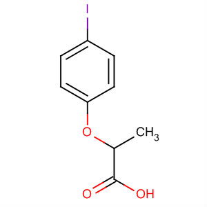 Propanoic acid, 2-(4-iodophenoxy)-结构式
