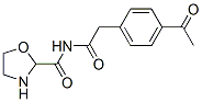 Structure of 4-acetylphenyloxooxazolidinylmethylacetamide