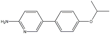 5-[4-(异丙氧基)苯基]-2-吡啶胺结构式