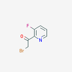 Structure of 2-Bromo-1-(3-fluoro-pyridin-2-yl)-ethanone