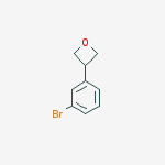 Structure of 3-(3-Bromophenyl)oxetane