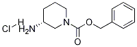 (3R)-3-氨基哌啶-1-羧酸苄酯结构式
