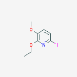 Structure of 2-ethoxy-6-iodo-3-methoxypyridine