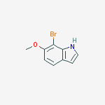 Structure of 1H-Indole-1-carboxylic acid, 2,3-dihydro-4-nitro-, 1,1-dimethylethyl ester