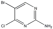 Structure of 2-amino-5-bromo-4-chloropyrimidine