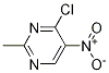 Structure of 4-Chloro-2-methyl-5-nitropyrimidine