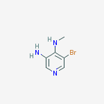 Structure of 5-BROMO-N4-METHYLPYRIDINE-3,4-DIAMINE, 95%