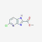 Structure of Methyl 5-chloro-1H-imidazo[4,5-b]pyridine-2-carboxylate