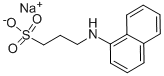 Structure of N-(1-NAPHTHYL)-3-AMINOPROPANESULFONIC ACID SODIUM SALT