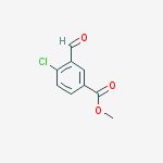 Structure of Methyl 4-chloro-3-formylbenzoate