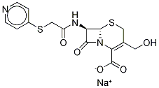 Structure of Desacetyl Cephapirin SodiuM Salt