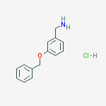 Structure of (3-(BENZYLOXY)PHENYL)METHANAMINE HYDROCHLORIDE