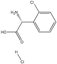 Structure of (R)-2-AMino-2-(2-Chlorophenyl)Acetic Acid Hydrochloride