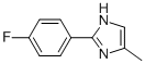 2-(4-氟-苯基)-4-甲基-1H-咪唑结构式
