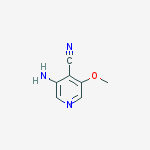 Structure of 3-amino-5-methoxypyridine-4-carbonitrile