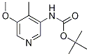 Structure of tert-Butyl 5-methoxy-4-methylpyridin-3-ylcarbamate
